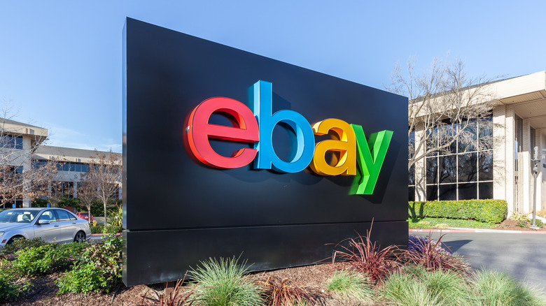 eBay sign