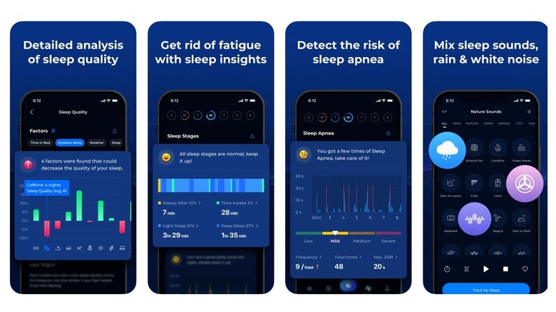 Shut Eye iOS app screenshots