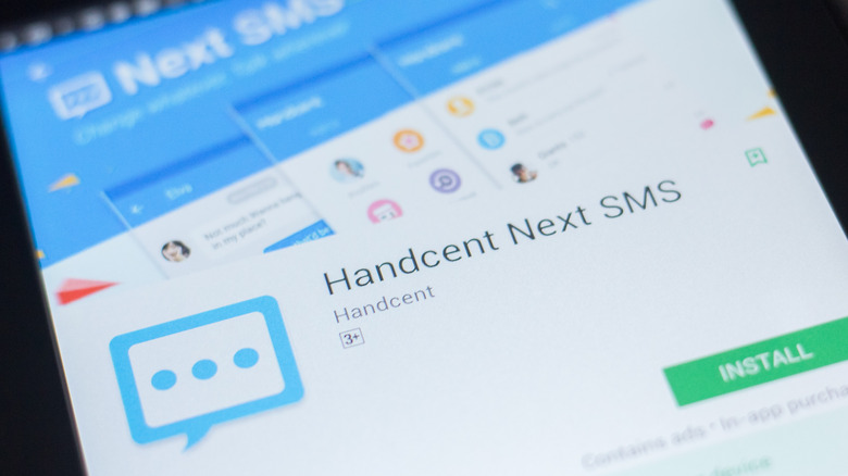 handcent next sms app