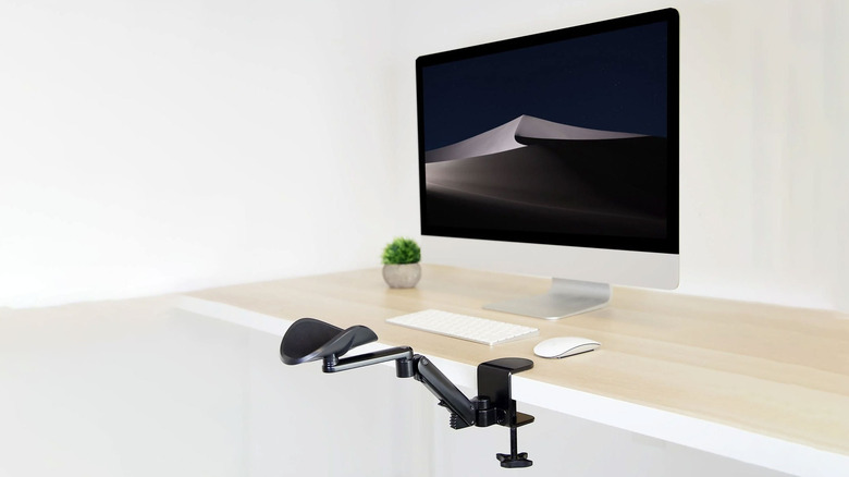 Mount-It! attachable desk armrests