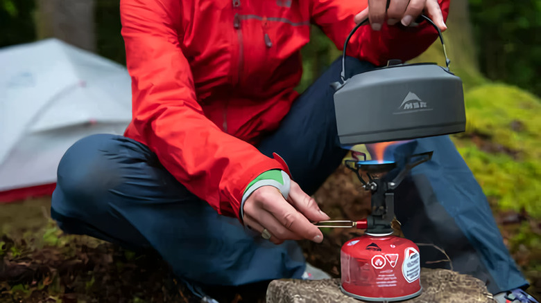 MSR PocketRocket Deluxe camping stove