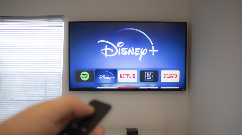 disney+ app on smart tv