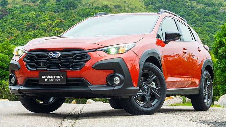 Subaru Crosstrek 2023 on display