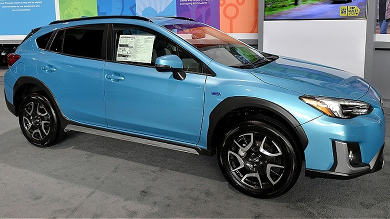 Subaru Crosstrek 2019 on display