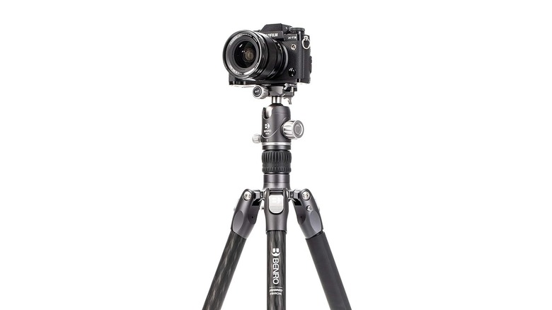 Benro Rhino 24C Two Series Carbon Fiber Tripod with camera