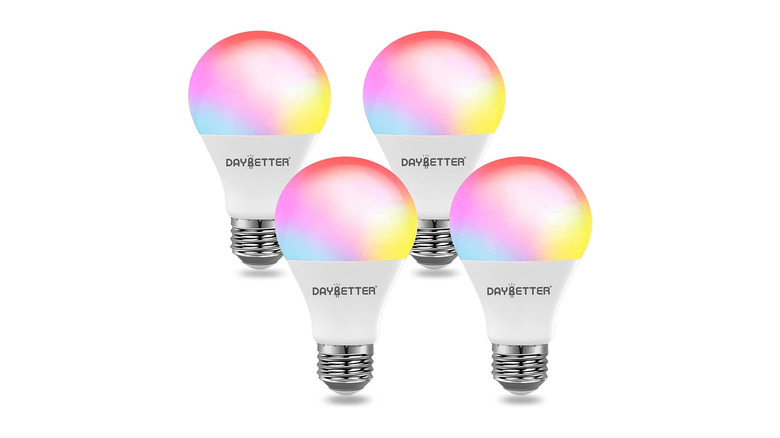 Pack of four smart light bulbs