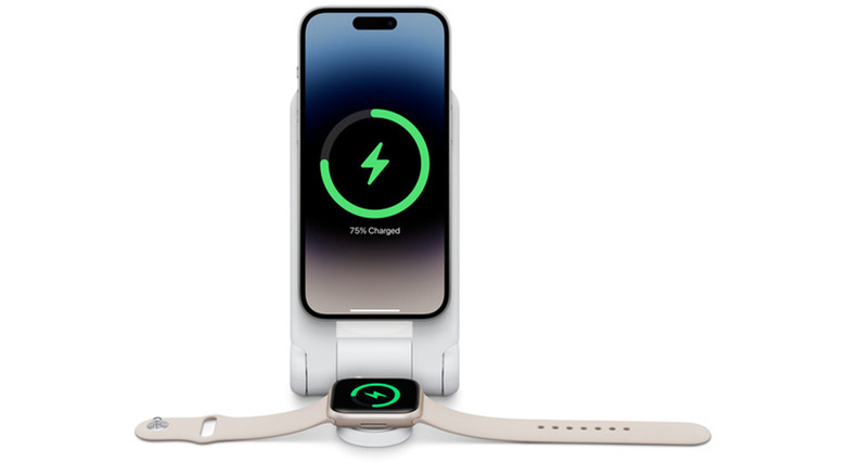 otterbox powerbank charging phone and watch