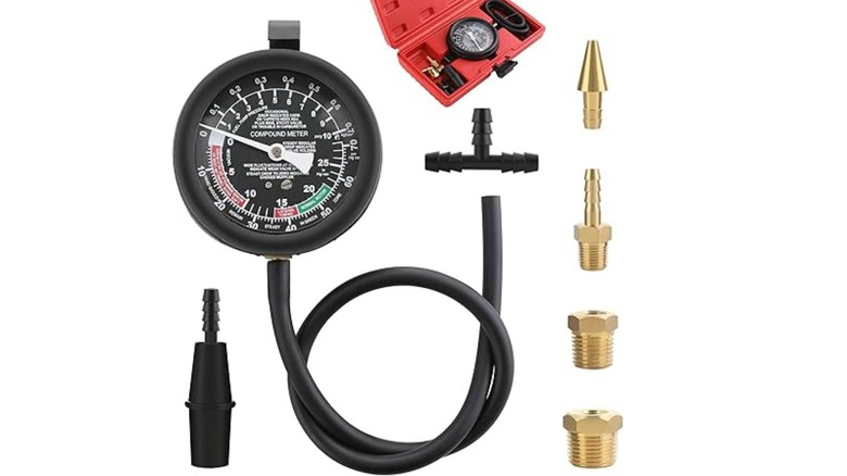 Hromee Fuel Pump and Vacuum Tester Gauge Kit