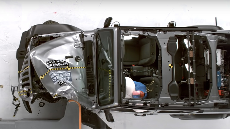 Jeep Wrangler crash test