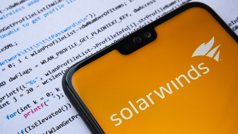 Attack code on paper and SolarWinds 