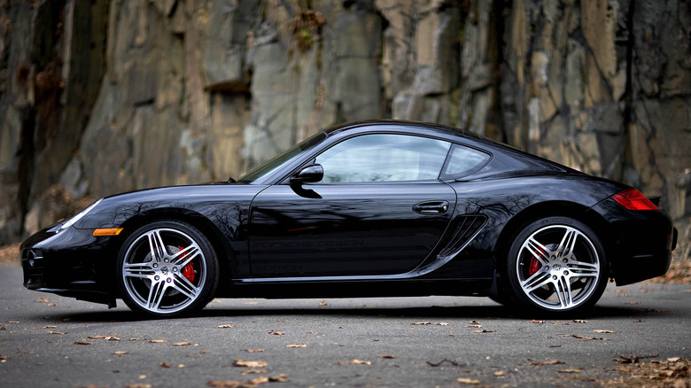 2008 Porsche Cayman parked