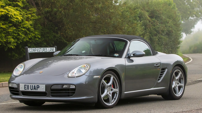 2014 Porsche Boxster on street