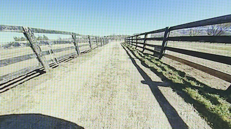 Forward-facing camera view of Chevrolet Silverado