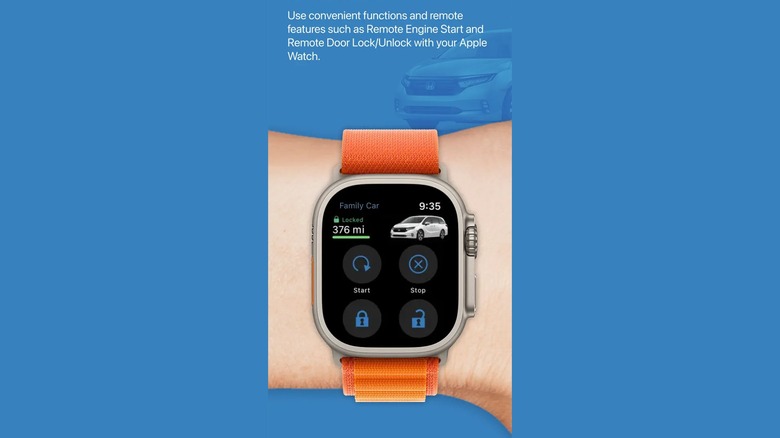 HondaLink on Apple Watch