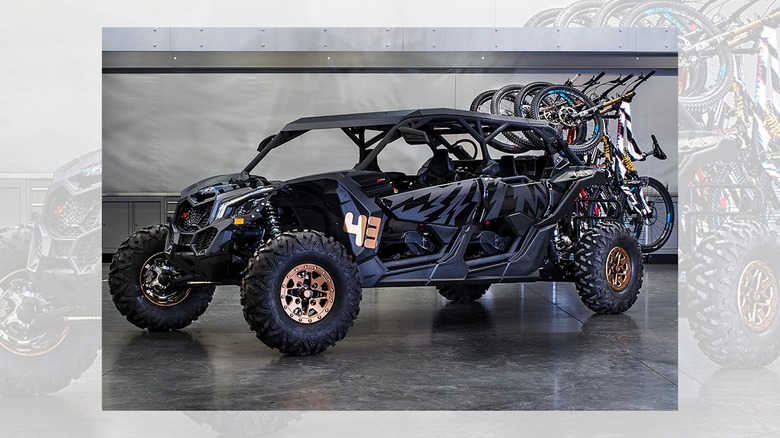 Can-Am Maverick X3 Max X RS in garage