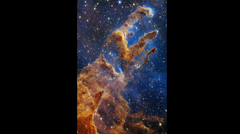 Pillars of Creation composite photo