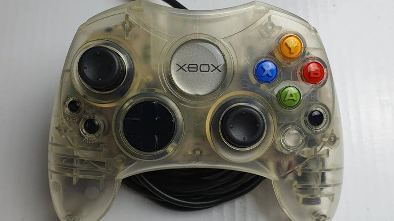 The original Xbox Crystal controller.