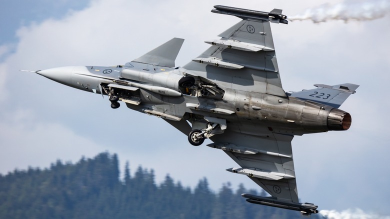 underside of the JAS 39 Gripen