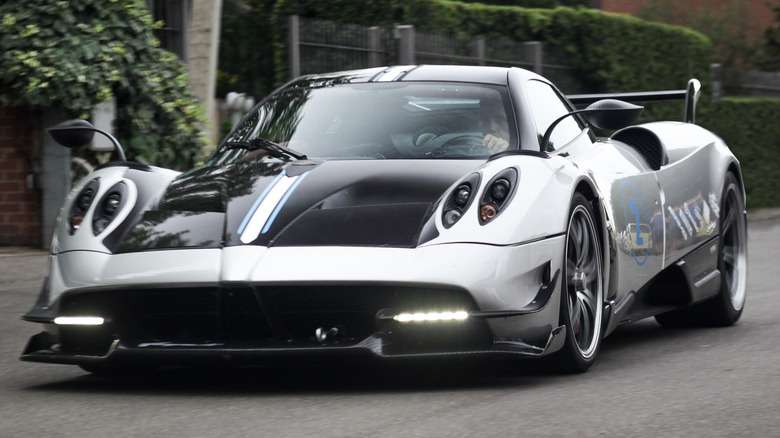 A Pagani Huayra BC on the street