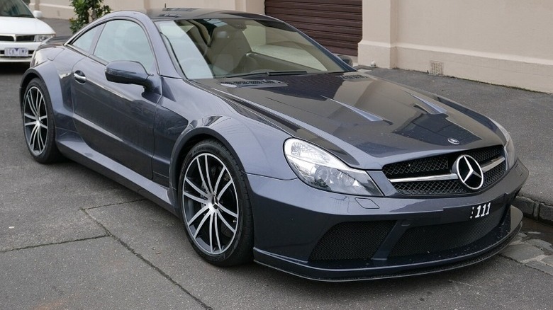 2009 Mercedes-Benz SL65 AMG Black Series parked