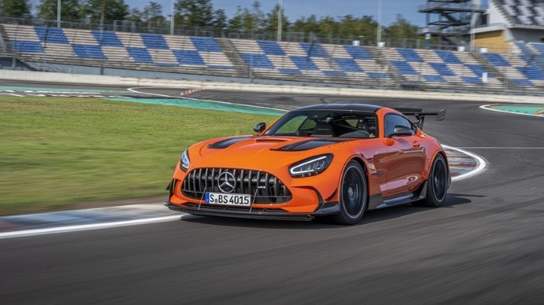 2021 Mercedes-AMG GTR Black Series driving