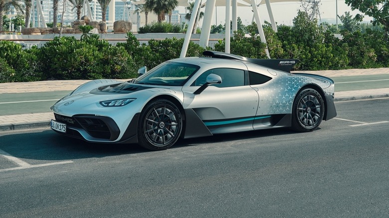 Front 3/4 shot of the Mercedes-AMG ONE