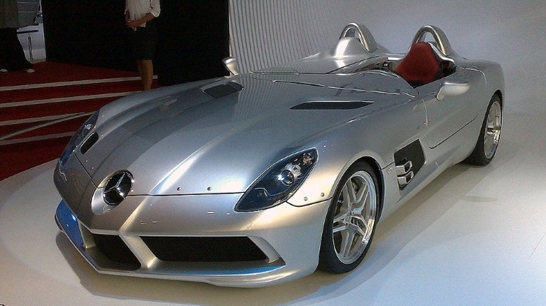 Mercedes-Benz SLR McLaren Stirling Moss parked