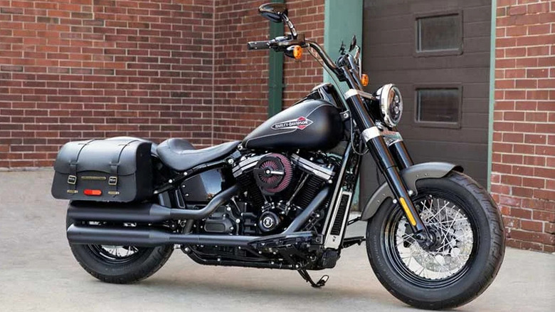 black softail slim