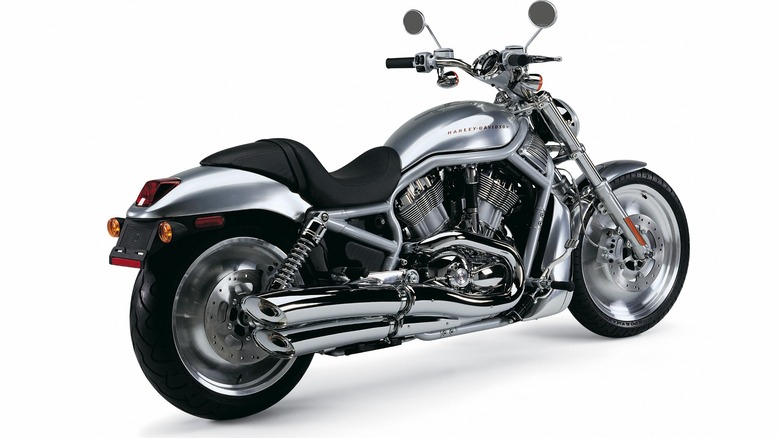 silver VRSCA V-Rod