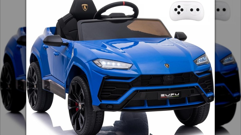 Rock Wheels Lamborghini electric vehicle with remote