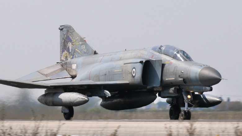 F-4C taking off runway