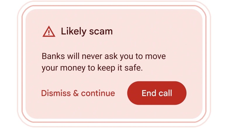 realtime scam call warning in Android 15