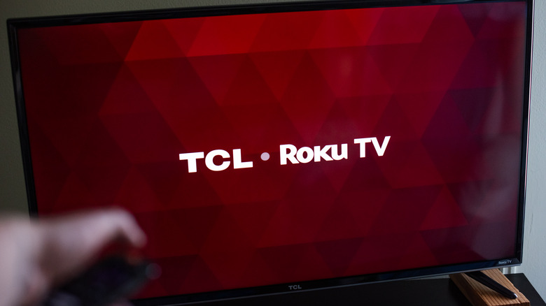 TLC Roku TV red background