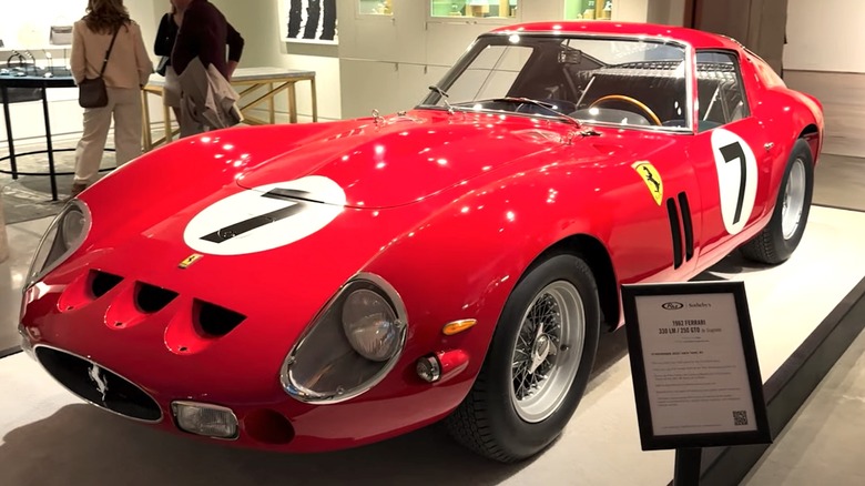 Classic Ferrari on display