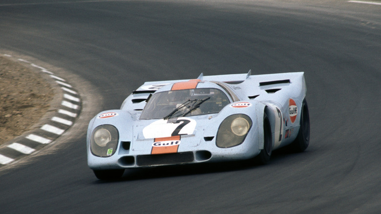 Porsche 917K racing on track