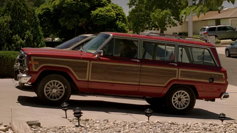 Skyler White's Grand Wagoneer parked