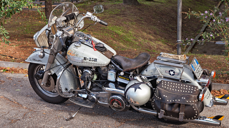 Harley-Davidson FL Electra Glide parked on street