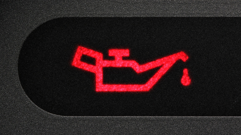 red low oil pressure symbol