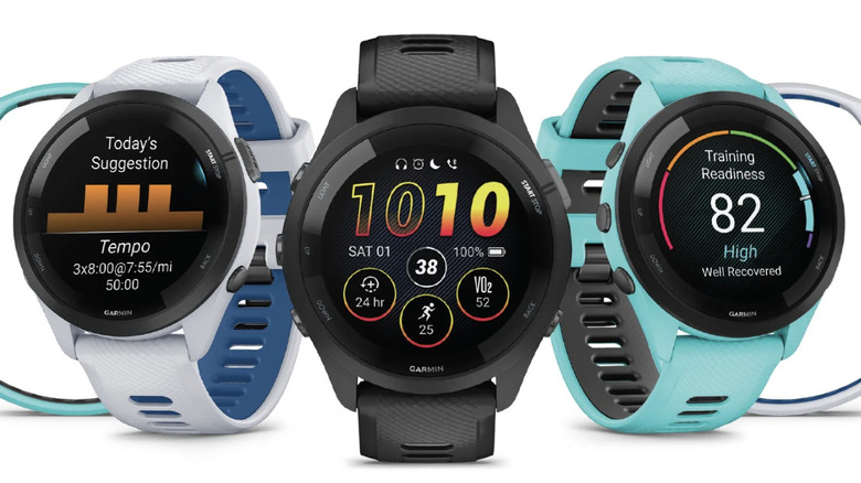 Garmin Forerunner 265 watch faces