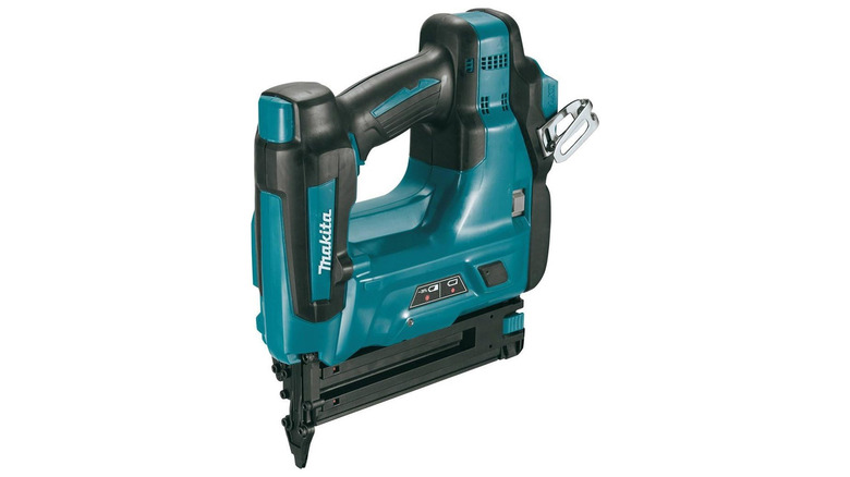 blue makita nailer