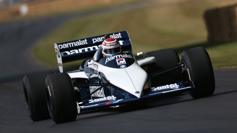 Brabham BT52 on track