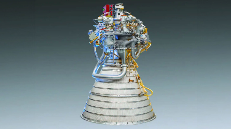 NASA RL10 rocket engine render