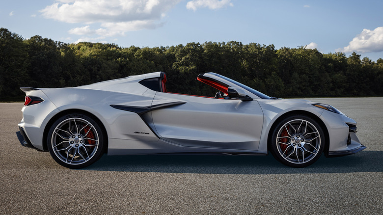 Side view of Corvette Z06