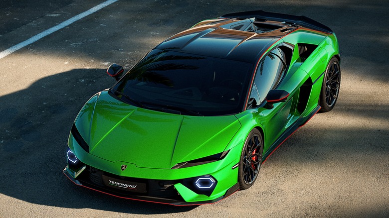 Front 3/4 view of Lamborghini Temerario