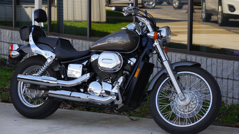 Honda Shadow motorcycle