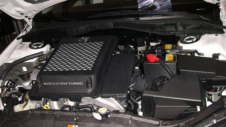 the MZR 2.3L DISI Turbo engine