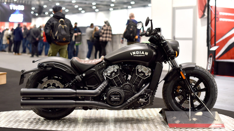 an Indian Scout Bobber