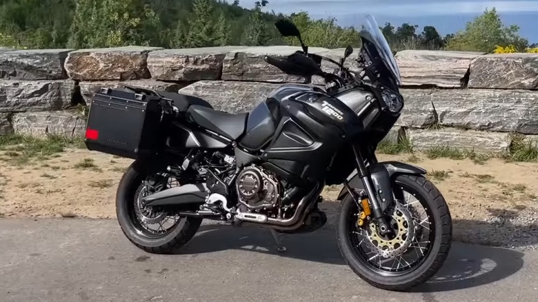 Yamaha XT1200Z Super Ténéré on the side of a road