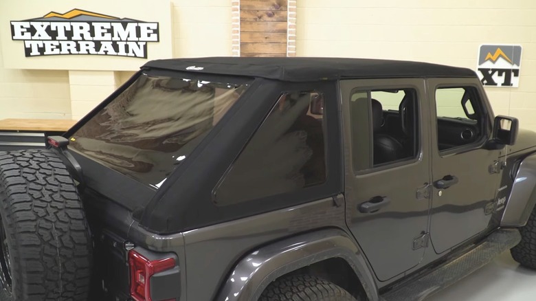 Slantback Soft Top on Jeep