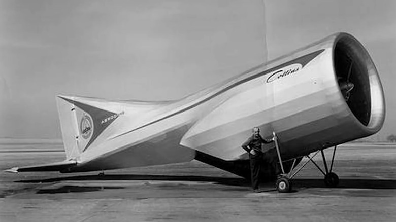 Dornier Aerodyne displayed on runway